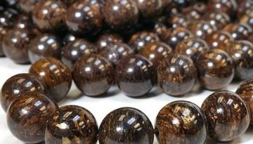 bronzite-beads
